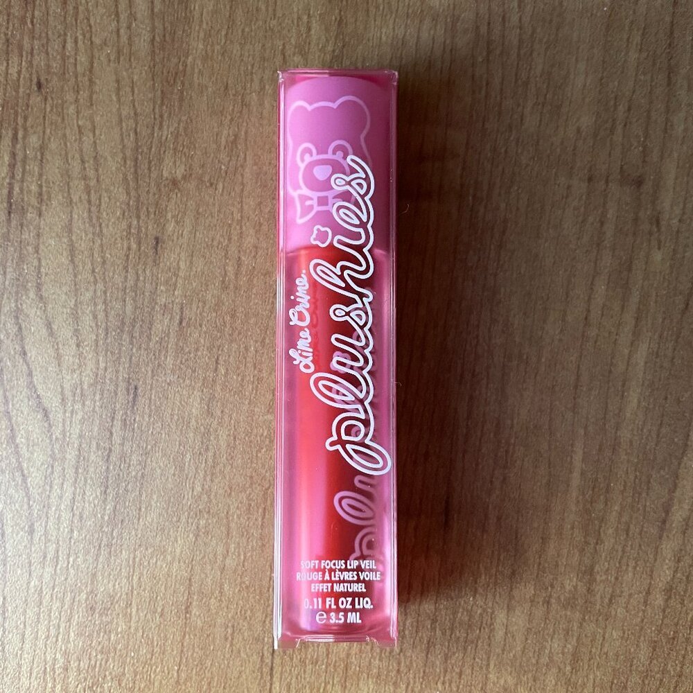 Lime Crime Plushies Pumpkin Latte Soft Focus Lip Veil Liquid Lipstick 0.11 oz